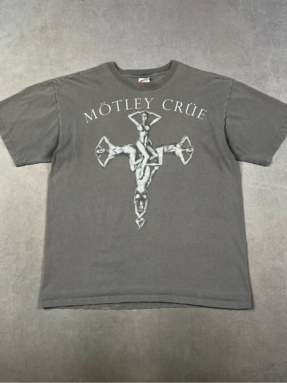 Anvil Mötley Crüe Short Sleeve Tee - Charcoal Vintage